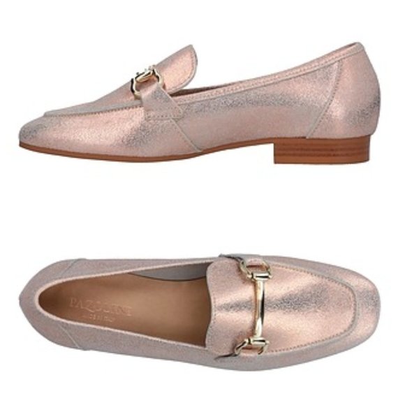 NWOB Pazolini Made In Italy Metalic Slip On Loafers Women's Size 36 EU /5.5-6US - Picture 1 of 7